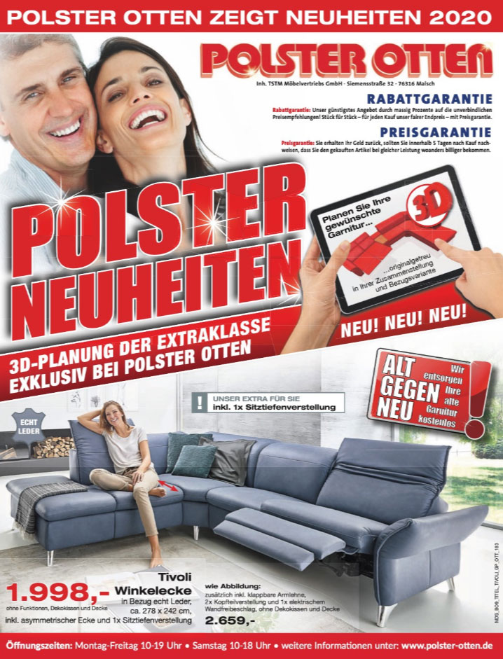 Polster Otten Ihr Spezialist für Polstermöbel